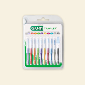 Lot de 10 brossettes interdentaires Gum® Trav-ler®